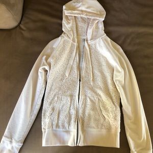 Lucky Brand White Floral Jacket